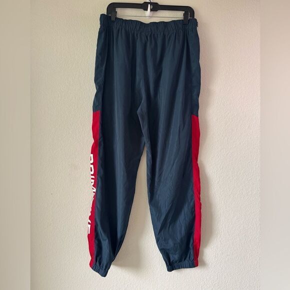 Primitive Skateboarding Nylon Track Pants Navy Red Tapered Joggers Sz L Street - Picture 10 of 10